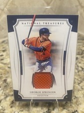 2017 Panini National Treasures - George Springer #117 /99 (MEM)