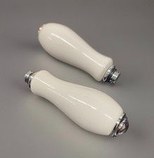 Price Pfister Pair Porclain / Chrome Levers Model 15-81PC