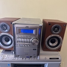 JVC FS-G5 Compact Stereo System 5-CD Changer  Speakers No Remote