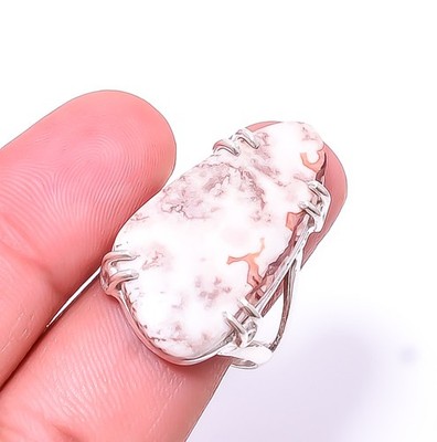 Rosetta Jasper -United State 925 Sterling Silver Ring s.9 R52, Christmas Gift