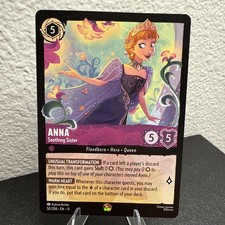 Disney Lorcana Winterspell Anna Soothing Sister 50/204 Legendary NM