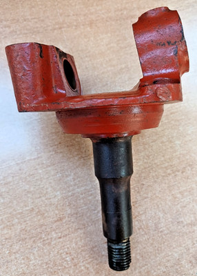 ORIGINAL MG TA TB TC FRONT STUB AXLE 1936-1949. Left Hand Side/Thread. LHS