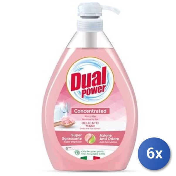6X Bundle Dual Power Teller 1000 Ml. Spender Konzentrat Sanfte HäNde-image