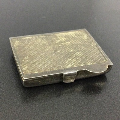Vintage John Charles Lowe 1937 British London Sterling Silver Pattern Box