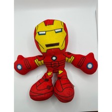 Marvel Iron Man Plush Toy Stuffed Character Red Yellow Kids Play Collectible