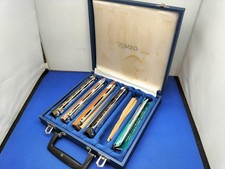 TOMBO Premium 21 Tremolo Harmonica Set 4 Keys C, B, G, F with Hard Case