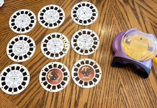 2002 Mattel/Fisher-Price Viewmaster Stereo Reel 3D Viewer with 9 Awesome Reels