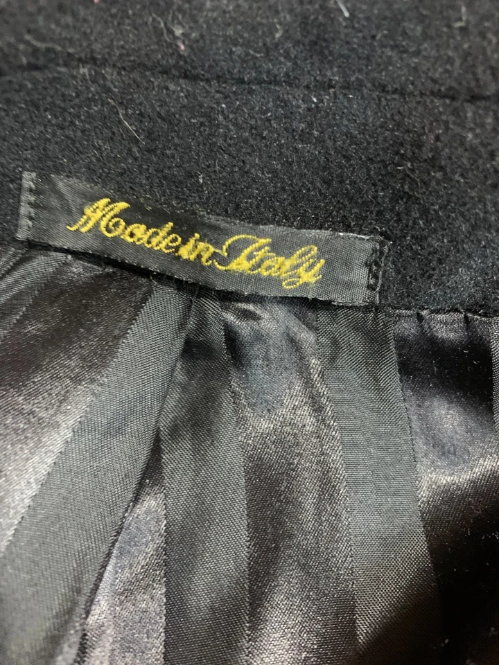 Gabardina Linea Fiorento By Cambridge Members para mujer 46/56 negra lana cachemir Foto 4 de 4