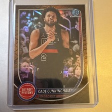 Topps 2025 Bowman Chrome Cade Cunningham BCV-74 Detroit Pistons NBA Chrome