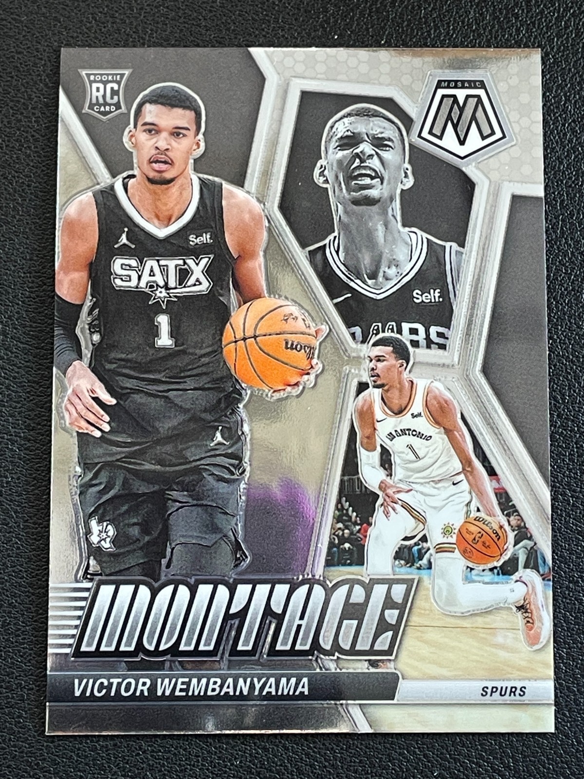 Victor Wembanyama 2023-24 Panini Mosaic RC Montage #7