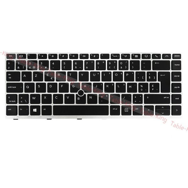 Belgisch Backlit Tastatur FüR HP Elitebook 840 G5/840 G6/846 G5/846 G6/745 G5 G6-image