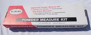 New LEE Improved Powder Measure Kit~90100 ~ w/ Powder Slide Chart Made in U.S.A.
