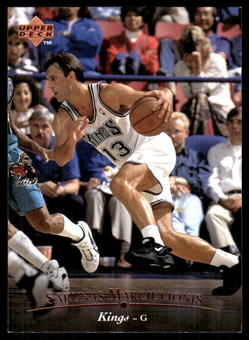 Sarunas Marciulionis 1995-96 Upper Deck #242 Kings FREE SHIPPING StackedPacks