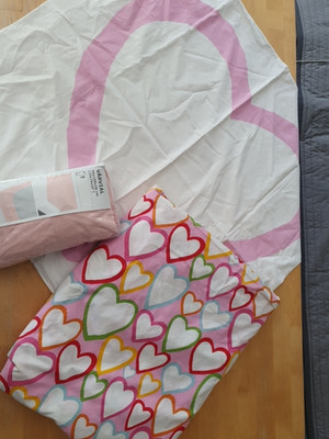 Ikea Vitaminer Hjärta Bettwäsche 140 X 200,VARVIAL Spannbettlaken, 90x200x26 cm 