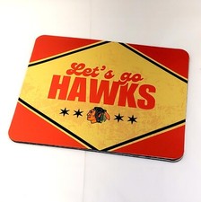 NHL Hockey Chicago Blackhawks Mouse Pad NEW 9.5" x 7.75" Non Slip