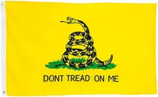 BG Rip-Proof Technology Double Sided Don't Tread On Me Gadsden Flag 3x5