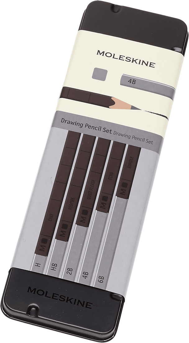 Set In Tin Case (5 Graphite Pencils 6b, 4b, 2b, Hb, H)