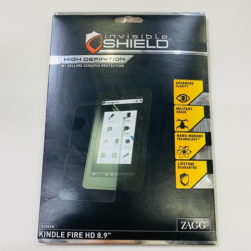 Original ZAGG InvisibleSHIELD for Kindle Fire HD 8.9" Sealed NEW