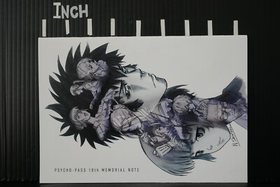 PSYCHO-PASS 狡噛慎也 R SP PSA10 Psycho-Pass 10th Memorial Note