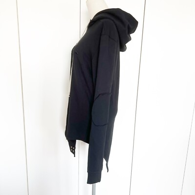 Rick Owens Drkshdw x Champion Embroidered Logo Cotton Hoodie Sz S