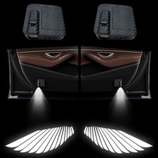 Car LED Door Light Projectors Logo Angel Wings Auto Wireless Welcome Lamp