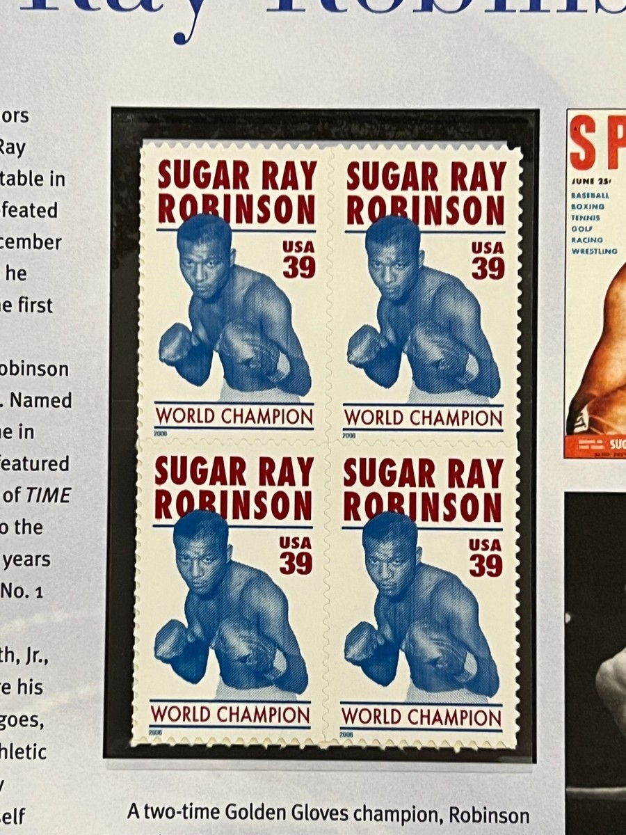 USPS Mint Commemorative Stamp Panel #760, 39₵ '06 - Sugar Ray
