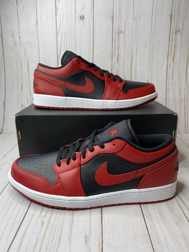 Nike Air Jordan 1 Low Reverse Bred Mens 