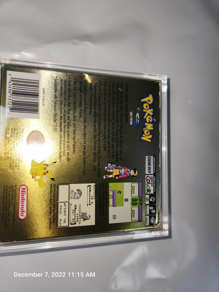 Premium Nintendo Gameboy/ Gameboy Color Cib Acrylic Protector/Display Case - Image 4 of 4