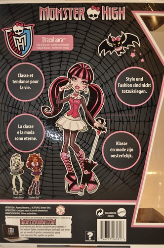 Monster High Draculaura Vampire Fashion Doll Wave 1-2012 Release-BBC69-Fabulous