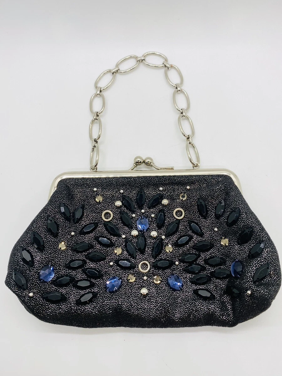 Silver sparkly purse cheap