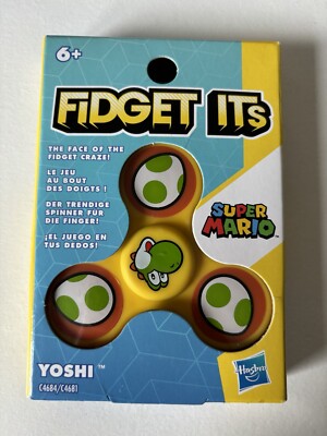 Super Mario Yoshi Fidget Its Hasbro Spinner Nintendo 2017 NEU Strumpf Füller