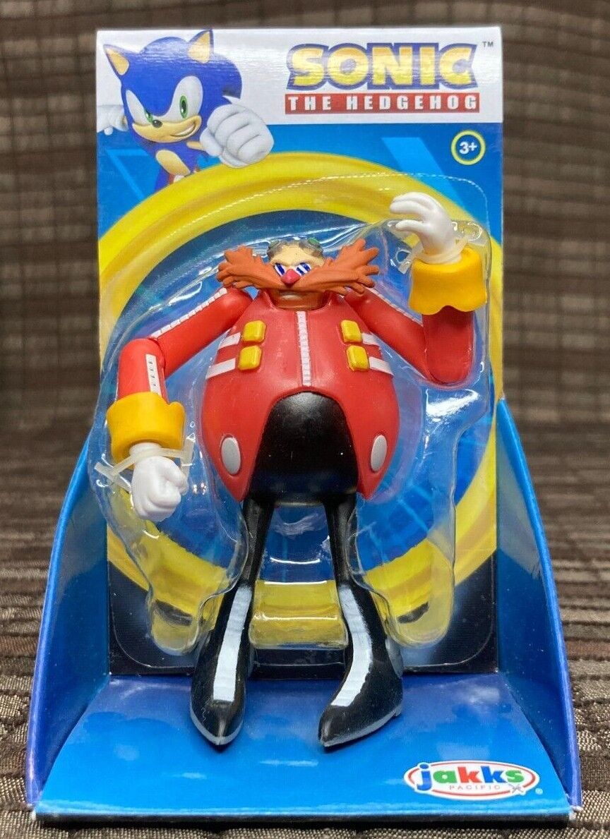 Sonic the hedgehog boom 3 pack Dr Eggman Shadow Sonic Tomy nib toy figure