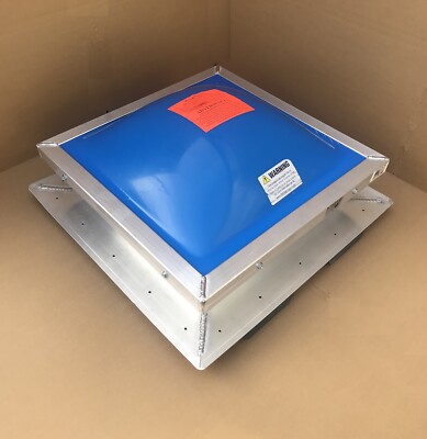 14 x14  Fixed Aluminum Skylight with White Acrylic Single Dome for Containers
