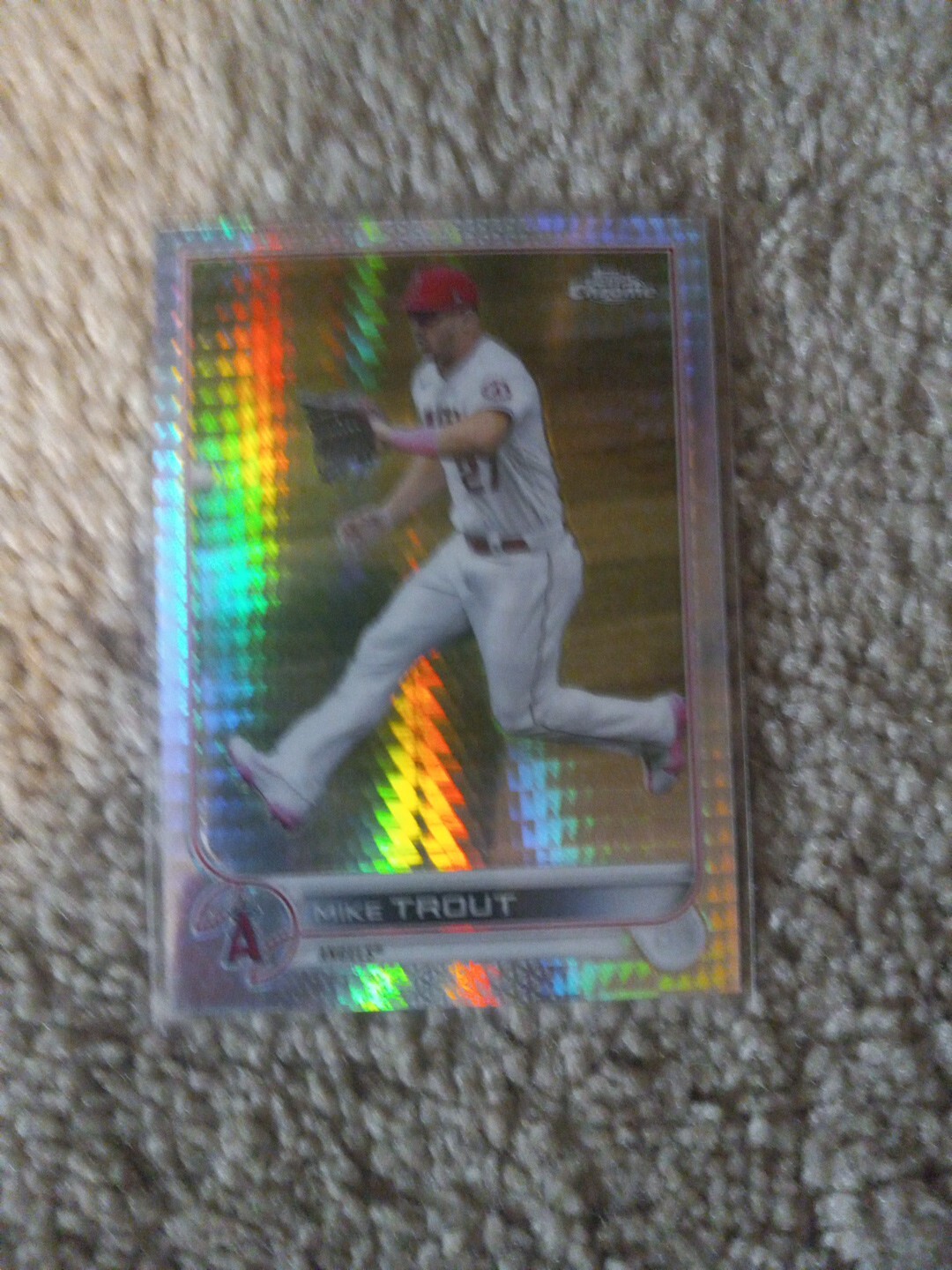 2022 Topps Chrome - Prism Refractor #200 Mike Trout