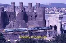Railway Photo 6x4 Class 142 & 150 DMU Conwy Castle c1985
