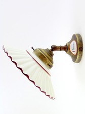 Applique ottone,appliques liberty,lampada parete da interno,piatto ceramica an10