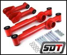 Sdt Fits 1979-2004 Ford Mustang Full Set 4 Piece Rear Steel Control Arms Kit Red