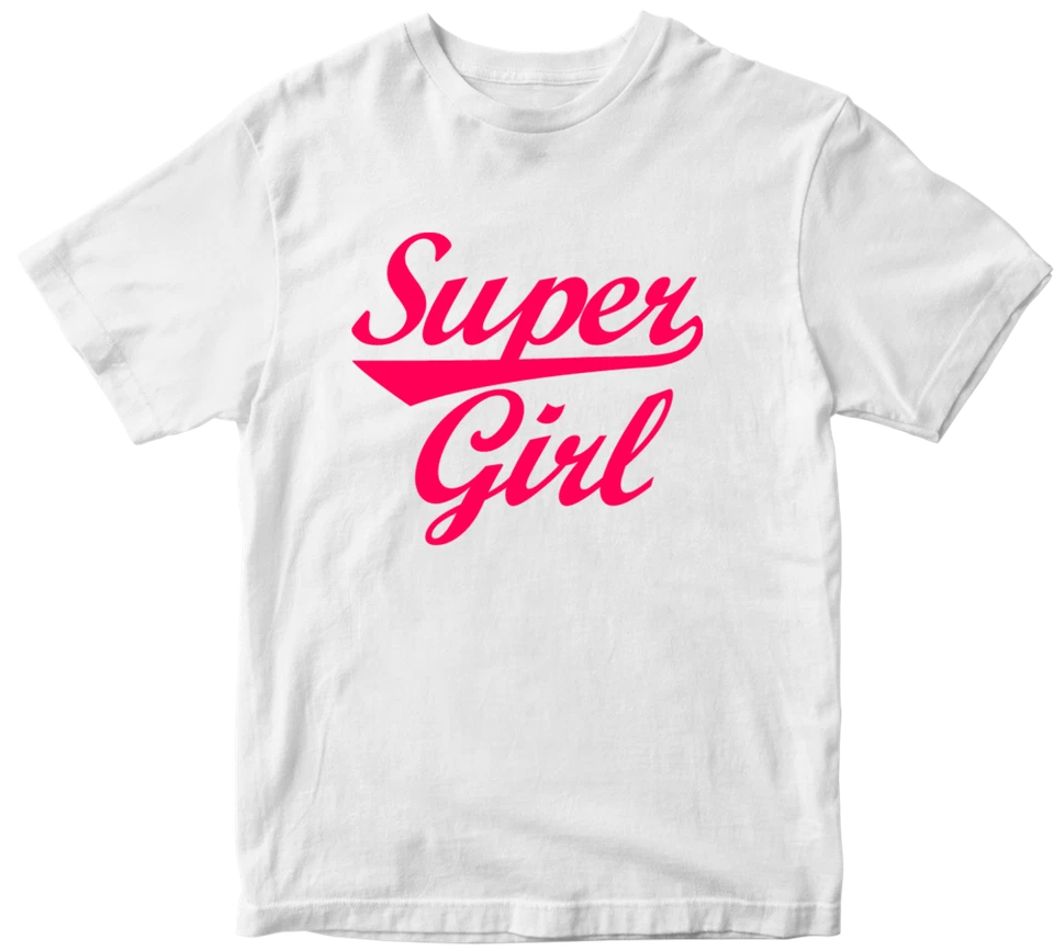 Super Girl T-shirt Superhero Comics Wonder Woman Birthday Party Funny Gifts Foto 2 de 4