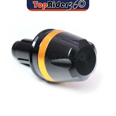 GOLD CNC Bar End Sliders MOIRE For Kawasaki Vulcan 650 S 15-21 20 19 18 17 16