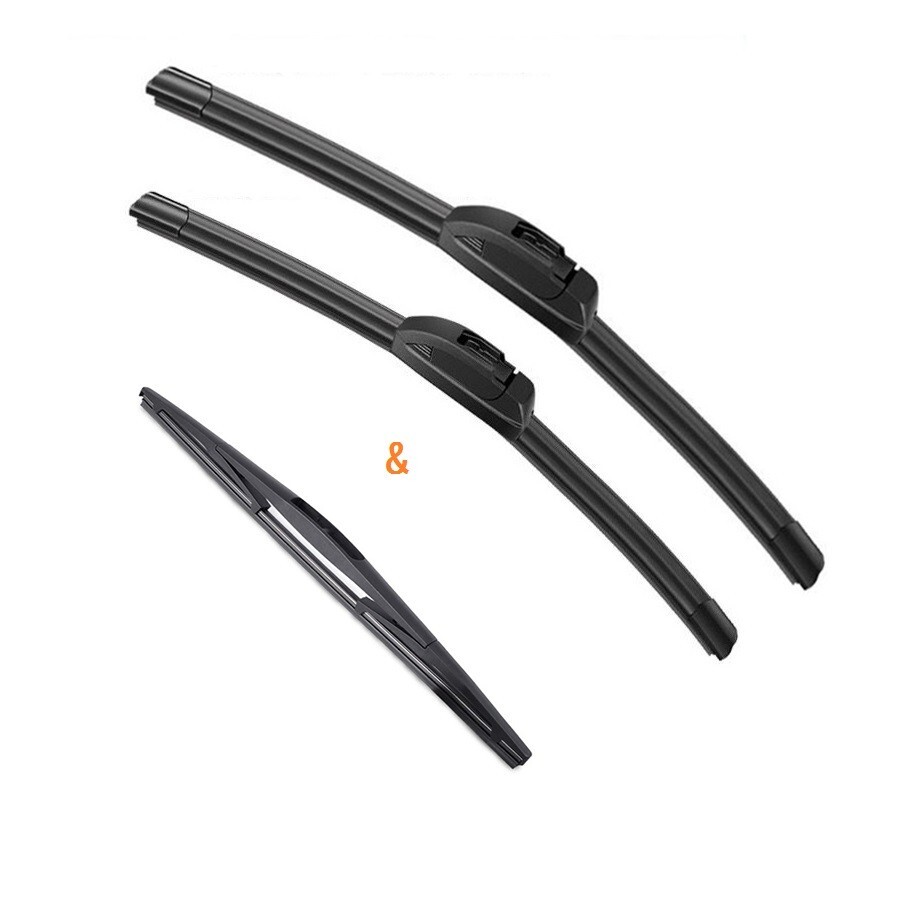 Front & Rear Windshield Wiper Blades For Nissan QUEST 2011-2017 OEM Quality