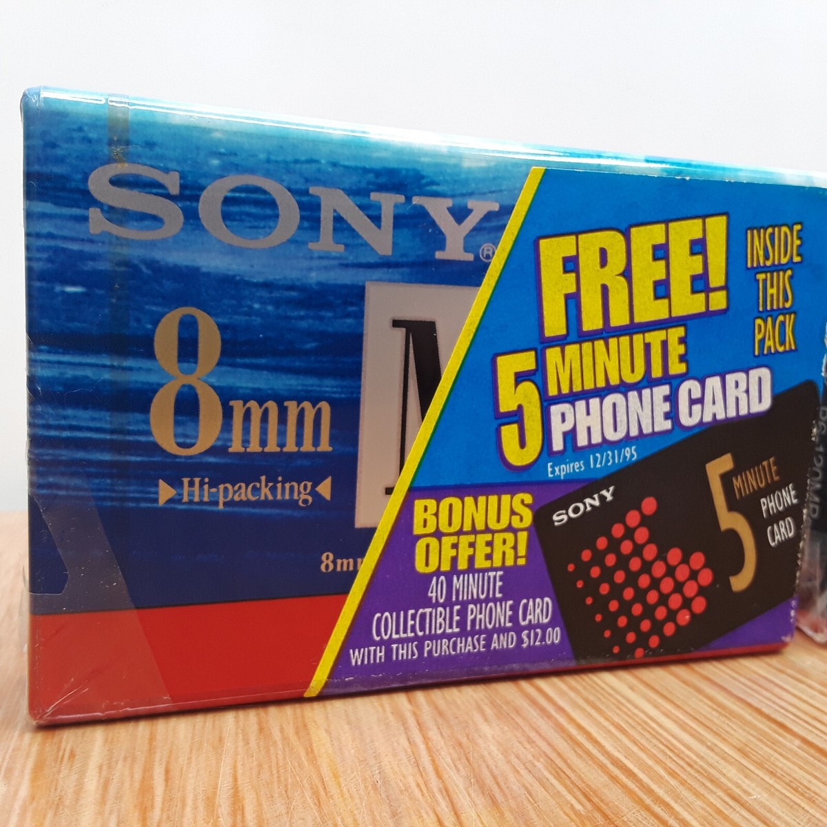 その他 SONY P6-120MPD Vintage Sony 8mm MP 120 Video Cassette Tape P6-120MP (Sealed) X2