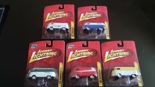 2011 JOHNNY LIGHTNING LOT of 5 VW TRANSPORTER BUS