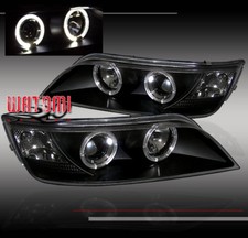96-02 BMW Z3 M/ROADSTER COUPE 2DR HALO PROJECTOR HEADLIGHTS BLACK 1996 1997-2002