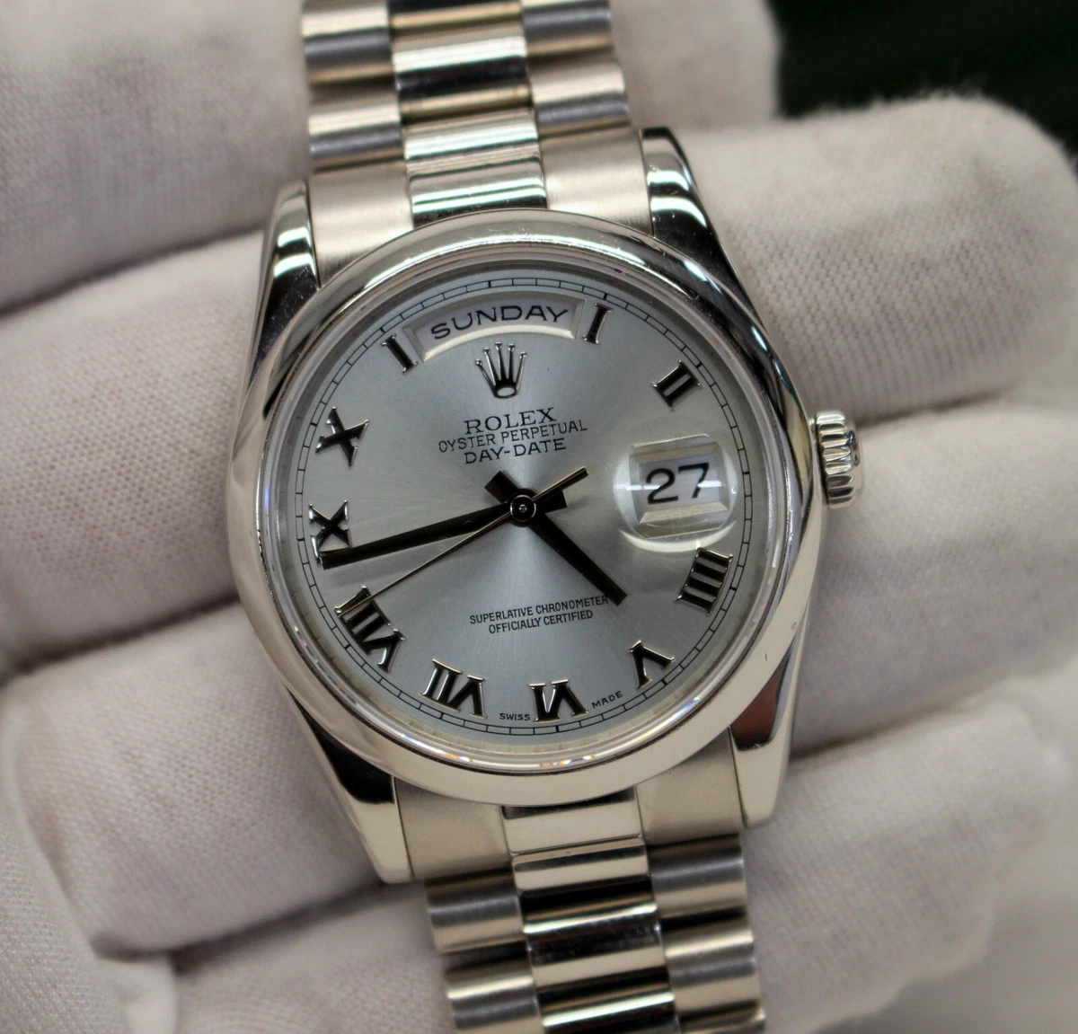 Rolex day date platinum 36mm cheap