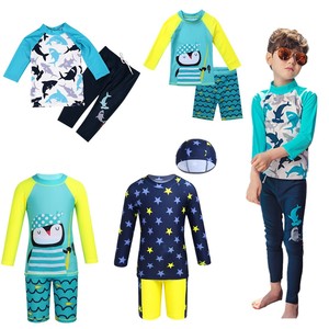 long sleeve boy swimsuit