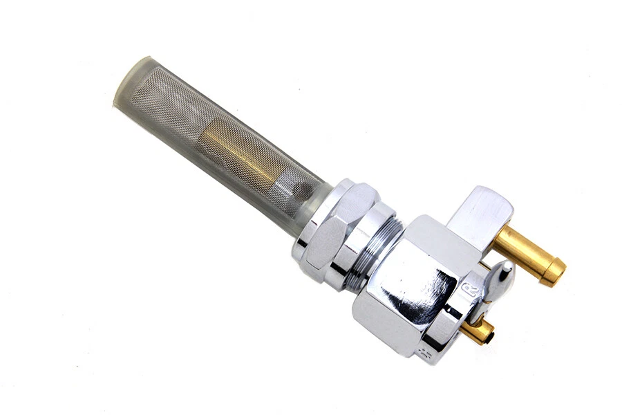Sifton Cromo Hexagonal Petcock Down Facing se adapta a Harley Davidson Foto 3 de 3
