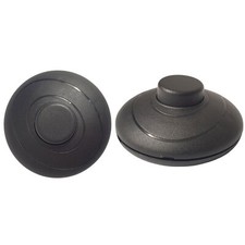 Fußschalter Rundfußschalter Druckschalter Schnurzwischenschalter Farbe schwarz
