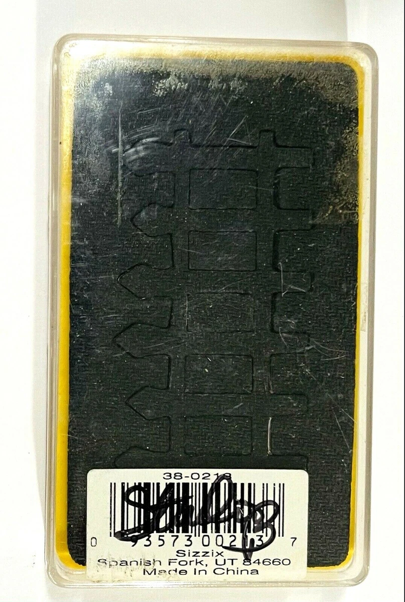 Sizzix Originals Medium Picket Fence Die Cut Cartridge 38-0213 Yellow