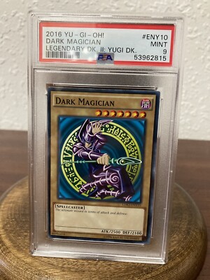 Dark Magician  Dark Magician 2016 Yu-Gi-Oh! Card LDK2-ENY10 PSA 9 Legendary Decks