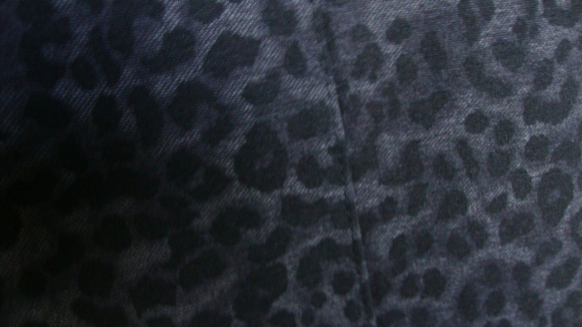 Legging Taille Haute Camaïeu Imprimé Léopard Gris Noir - Taille 40, Matières Stretch - Neuf Avec étiquettes